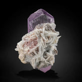 Kunzite Crystal on Cleavelandite Matrix